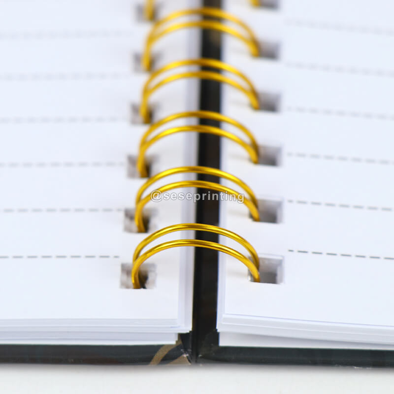 Hardcover Wire Bound Journal Personalized Spiral Notebook Printing 9