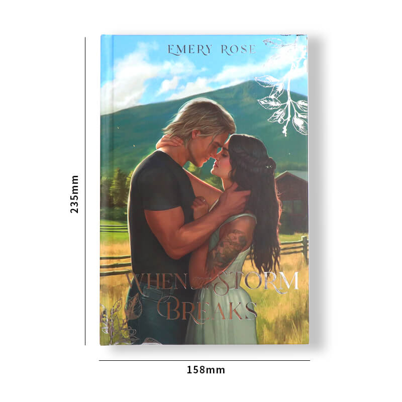 Printing Special Edition Version Romance Novel with Sprayed Edges 6