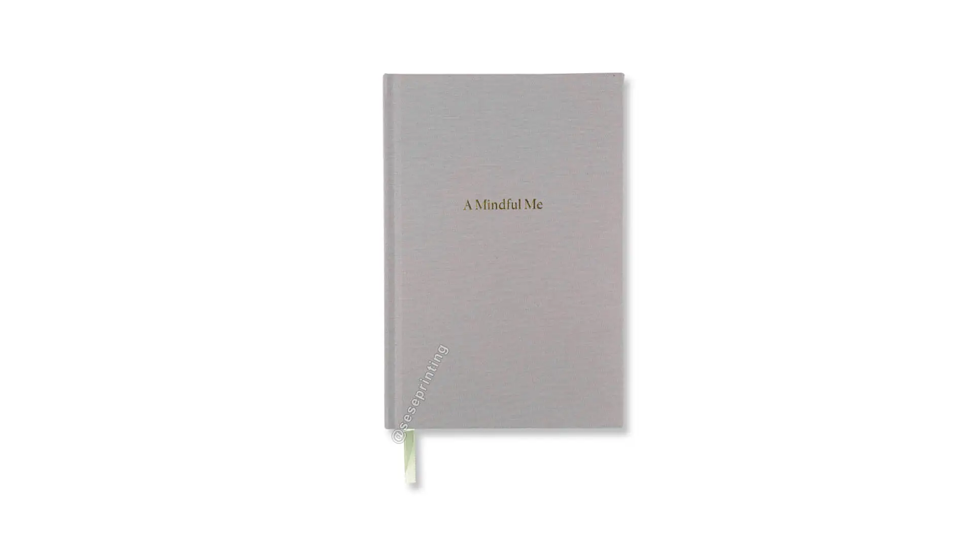 Mindfulness Journal Printing Custom Linen Affirmation Journal 1