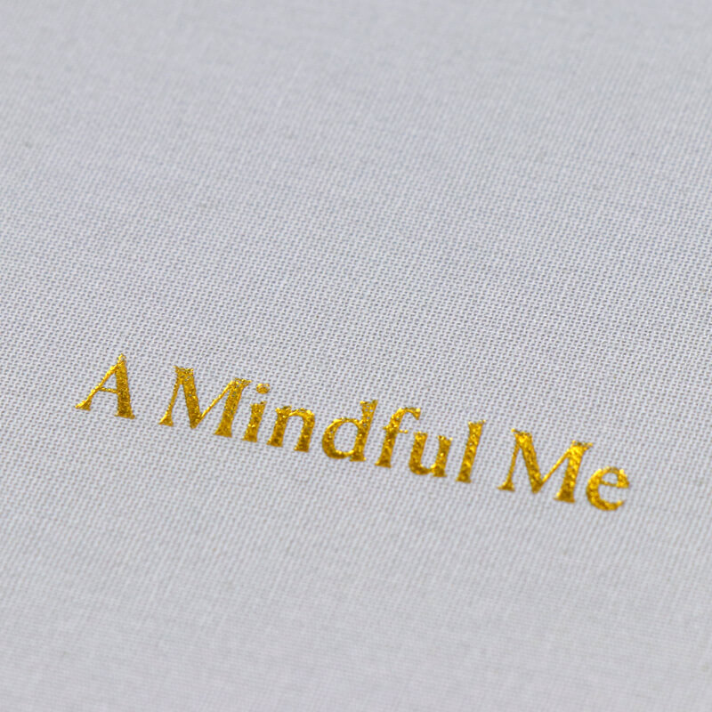 Mindfulness Journal Printing Custom Linen Affirmation Journal 8