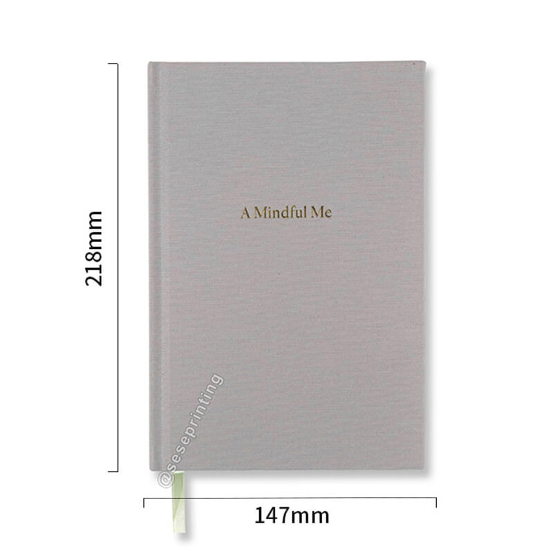 Mindfulness Journal Printing Custom Linen Affirmation Journal 6