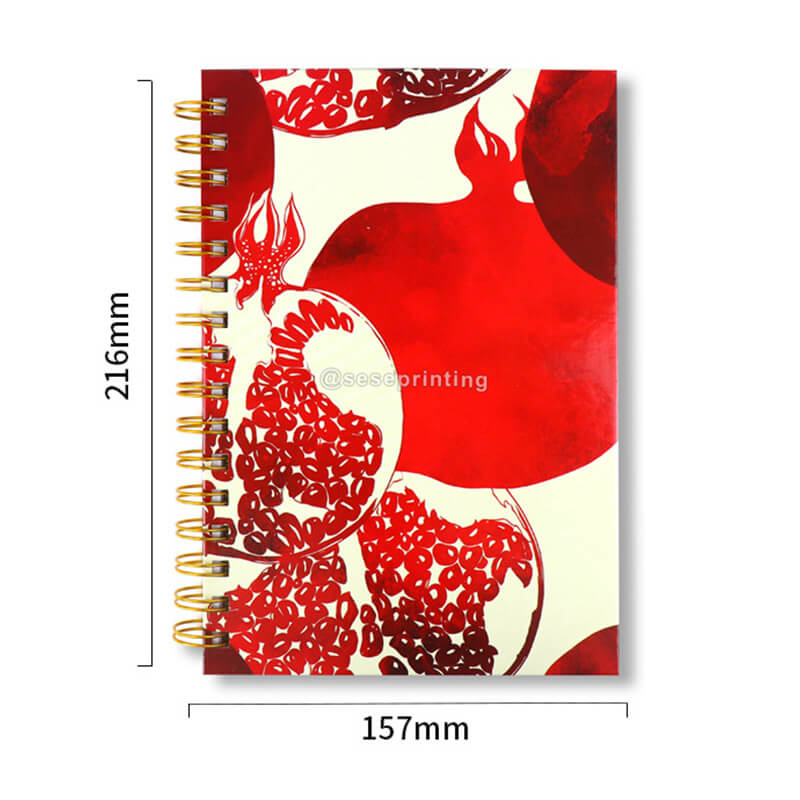 Custom Hardcover Wire Bound Journal Printing Spiral Notebooks 6