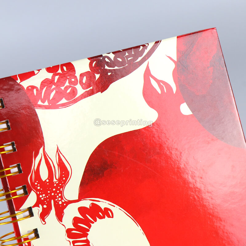 Custom Hardcover Wire Bound Journal Printing Spiral Notebooks 8