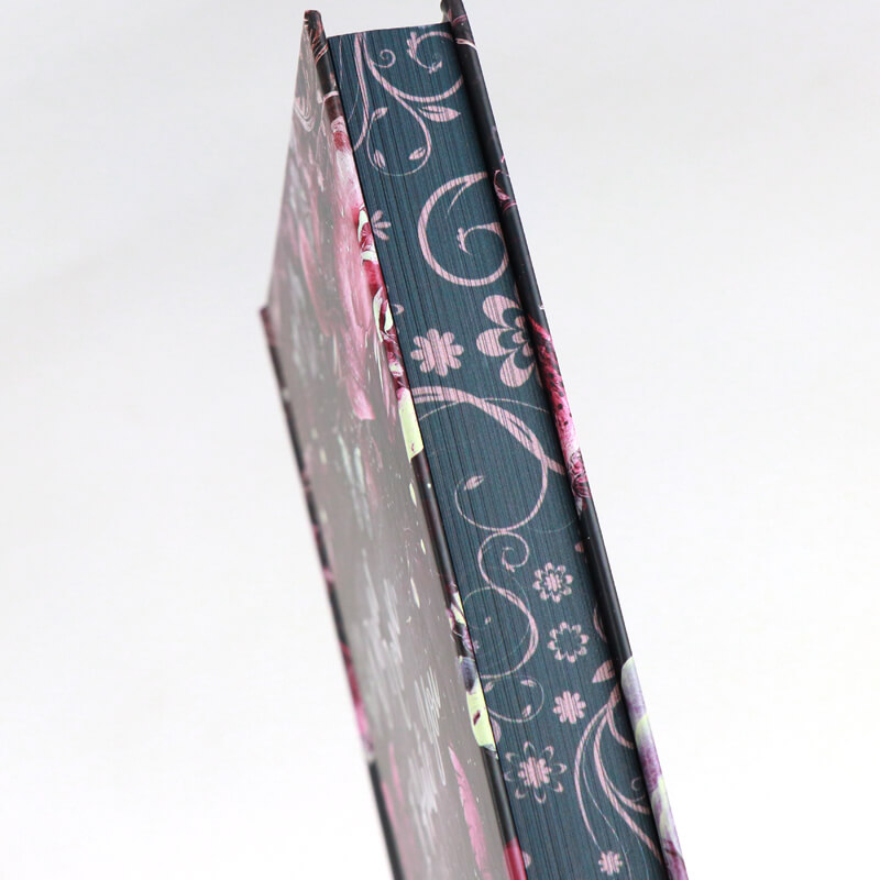 Hardcover Dark Romance Book with Silver Foil and Sprayed Edges 10