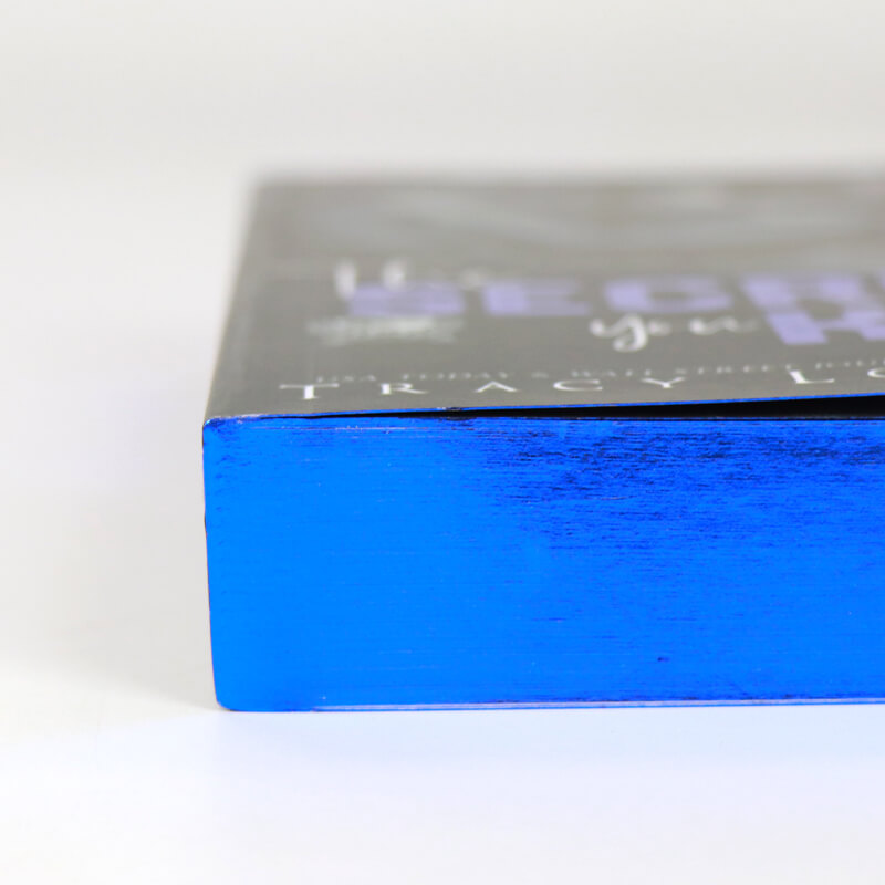 Softcover Novel Paperback Book Printed Foiling and Sprayed Edges 10