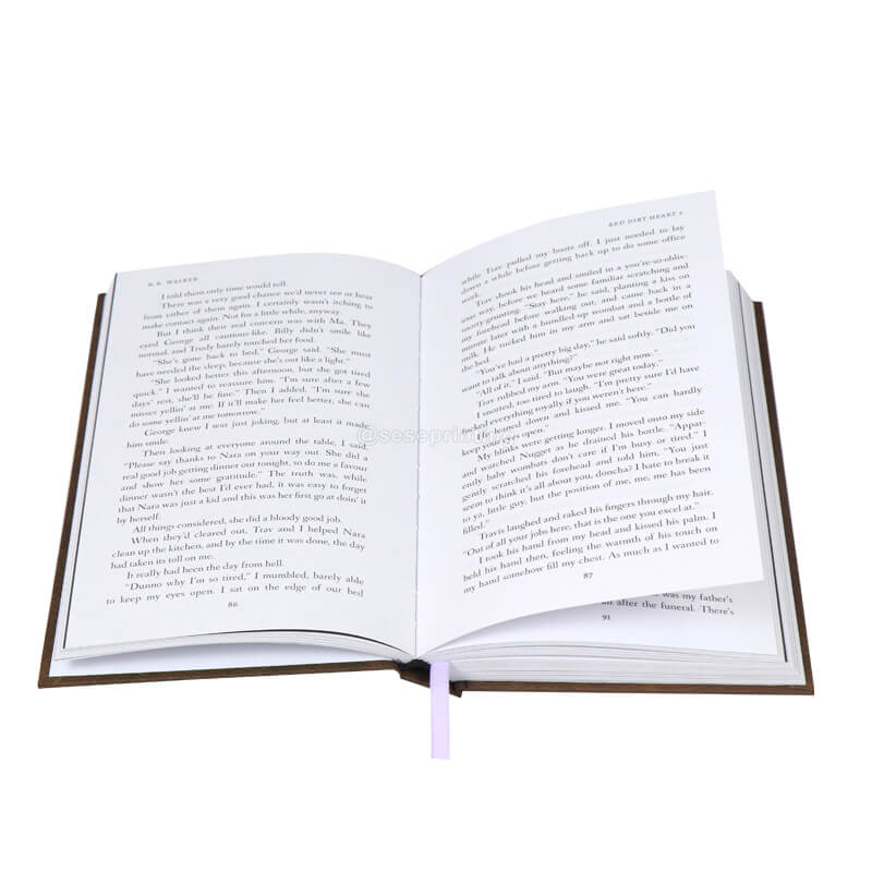 Black and White Printing Hardback Books with Spot UV Coating 7