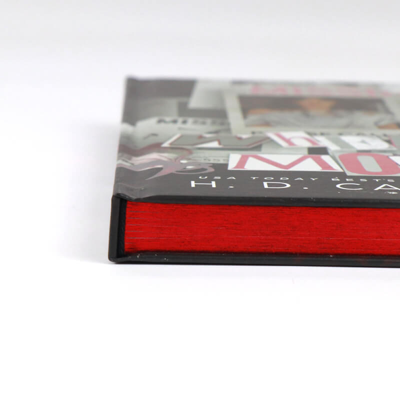 Foiled Hardback Book Printing with Endsheets and Sprayed Edges 11