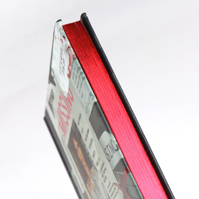 Foiled Hardback Book Printing with Endsheets and Sprayed Edges 10