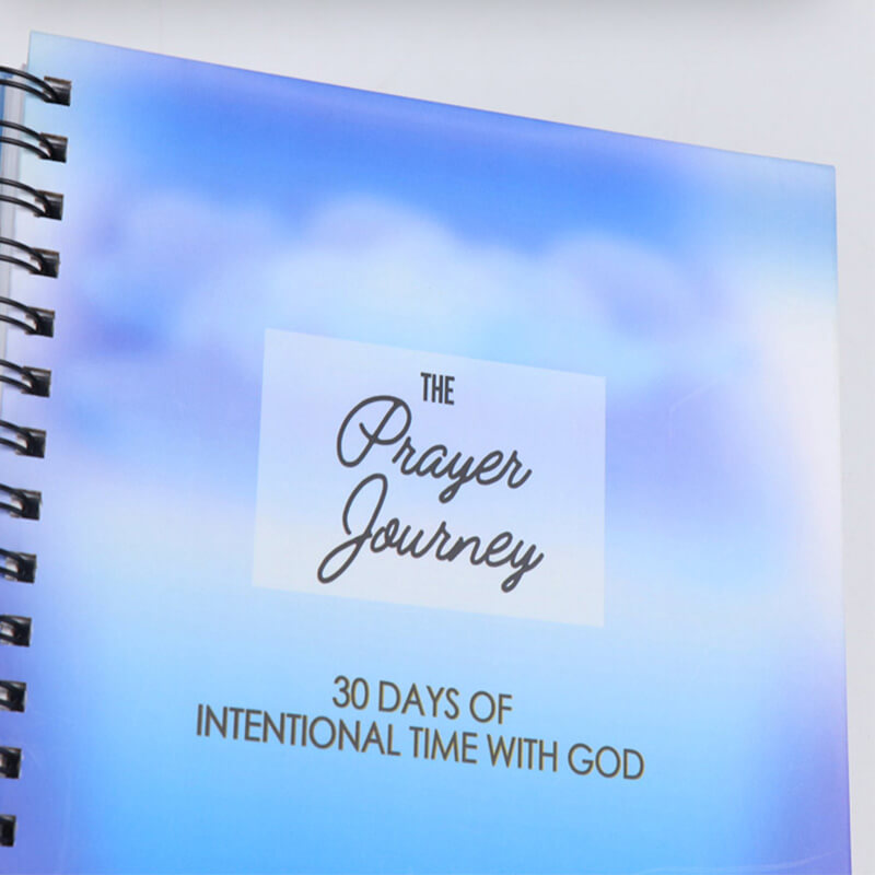 Custom Spiral Prayer Journal Print Spiritual Affirmation Planner 8