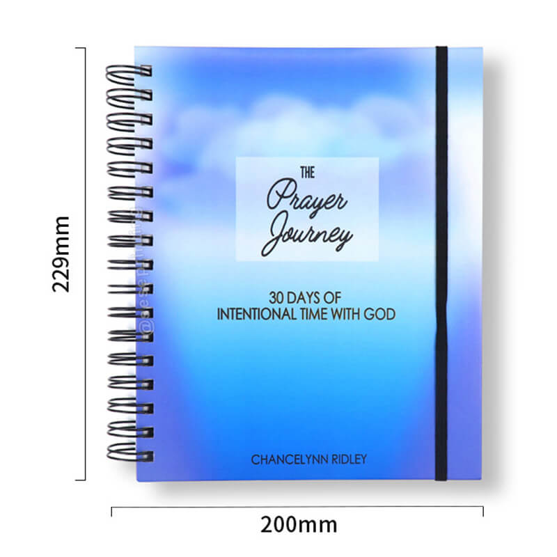 Custom Spiral Prayer Journal Print Spiritual Affirmation Planner 6