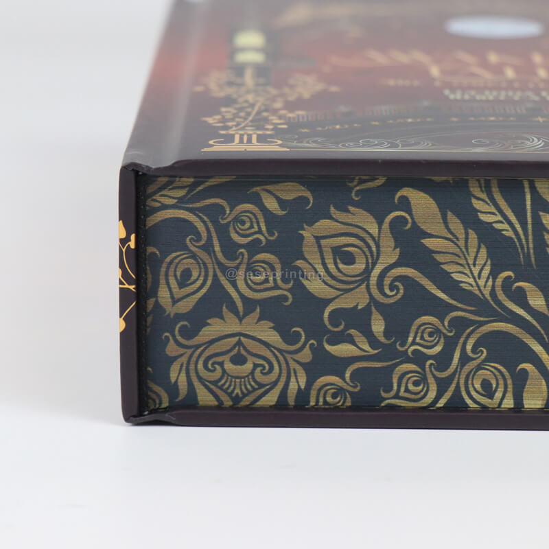 Printing Gold Foil Stamping Hardcover Books with Sprayed Edges 11