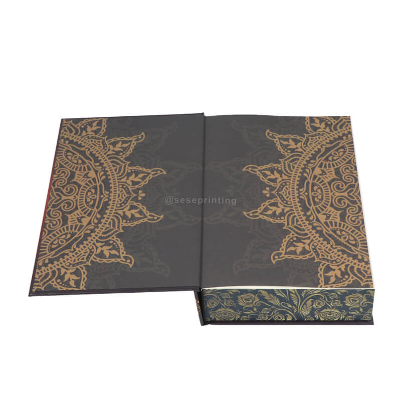 Printing Gold Foil Stamping Hardcover Books with Sprayed Edges 7