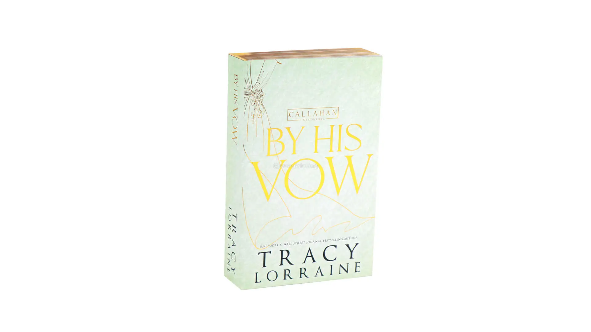 Paperback Book Printed with Foiling on the Cover and Foiled Edges 1