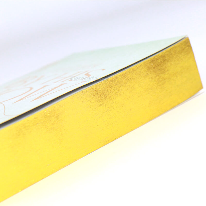 Paperback Book Printed with Foiling on the Cover and Foiled Edges 9