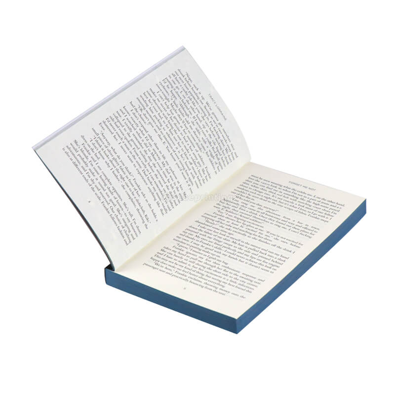 Perfect Bound Sprayed Edges Book Printing with Foiling and Spot UV 7