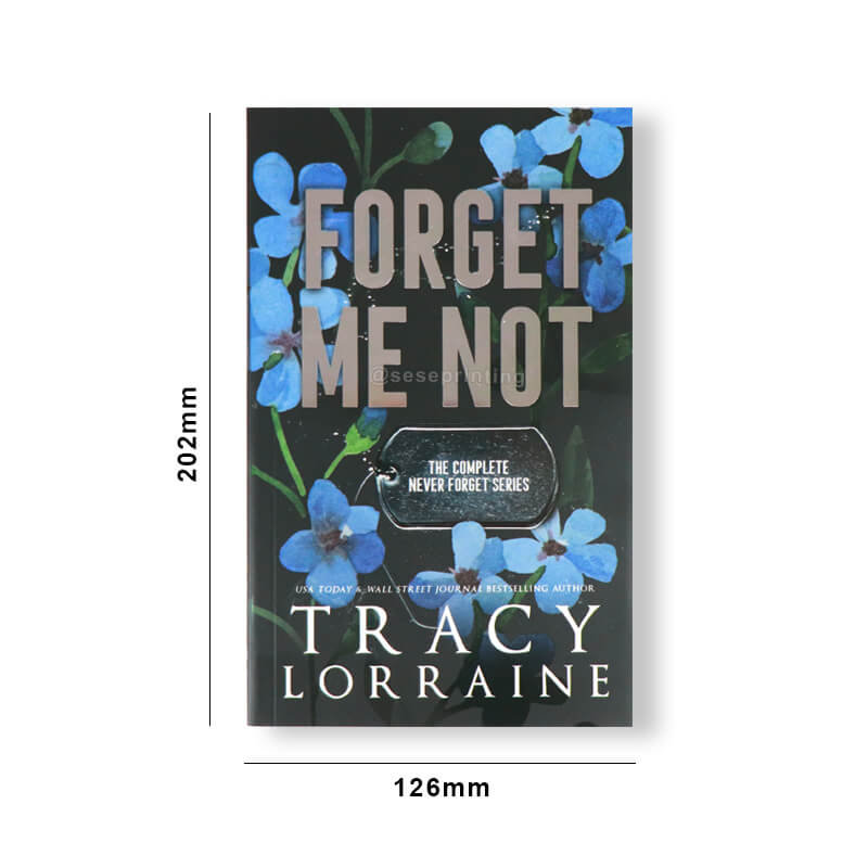 Perfect Bound Sprayed Edges Book Printing with Foiling and Spot UV 6