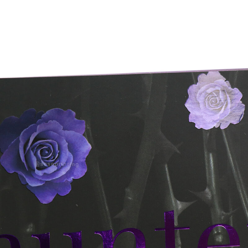 Sprayed Edges Book Publishing Paperback Novel with Foil on Cover 9