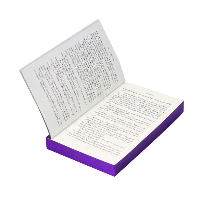 Sprayed Edges Book Publishing Paperback Novel with Foil on Cover 7