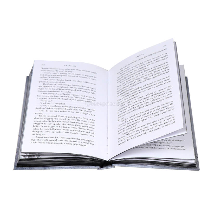 Manufacturer Hardcover Book with Foiling and Black Sprayed Edges 7