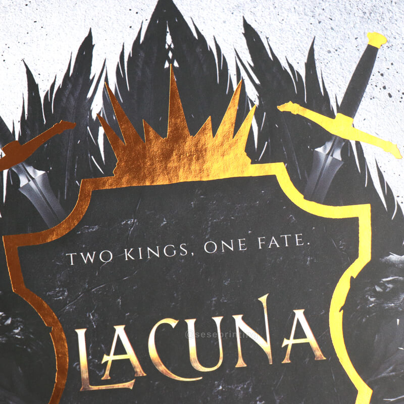 Manufacturer Hardcover Book with Foiling and Black Sprayed Edges 8