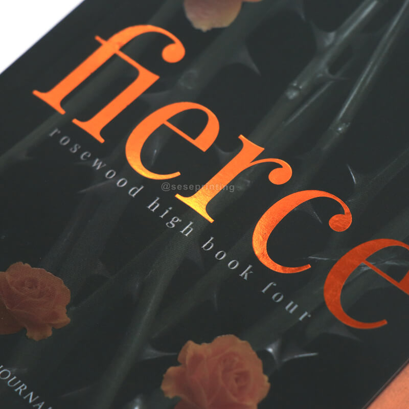 Custom Spot UV Paperback Novel Book Printing with Sprayed Edges 8