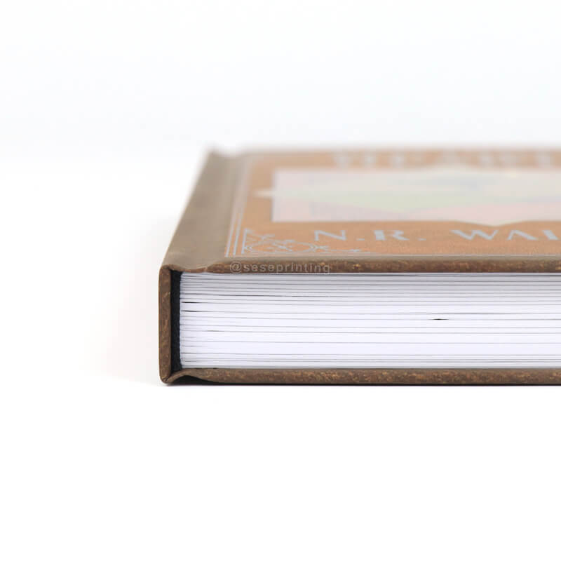 Fiction Book Black and White Printing Hardcover Novel with Spot UV 10