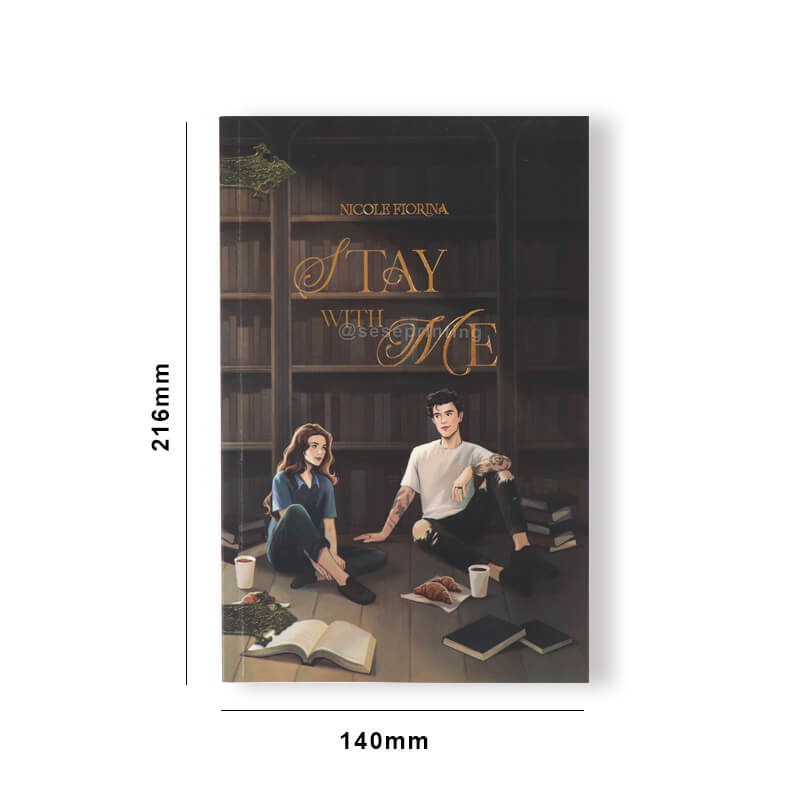 Custom Your Own Perfect Bound Book Full Color Printing Romance Book 6