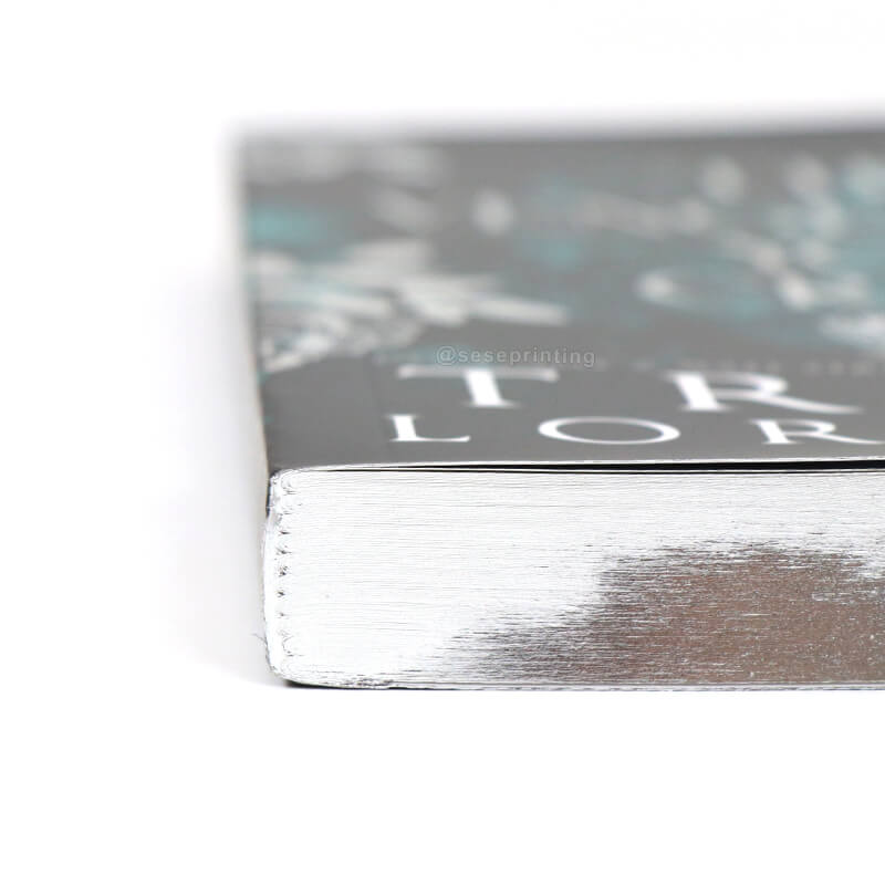 Special Edition Paperback Book with Foil Stamping and Sprayed Edges 10