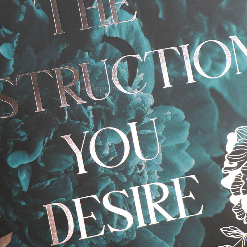 Special Edition Paperback Book with Foil Stamping and Sprayed Edges 8