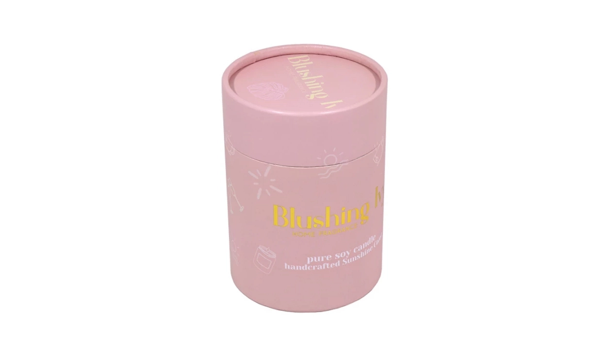 Paper Box Manufacturer Custom Cardboard Pink Paper Tubes 1