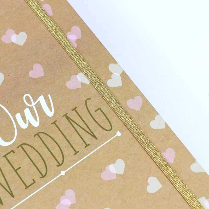 Custom Wedding Planner Printing with Drawer Gift Box and Sticker 11