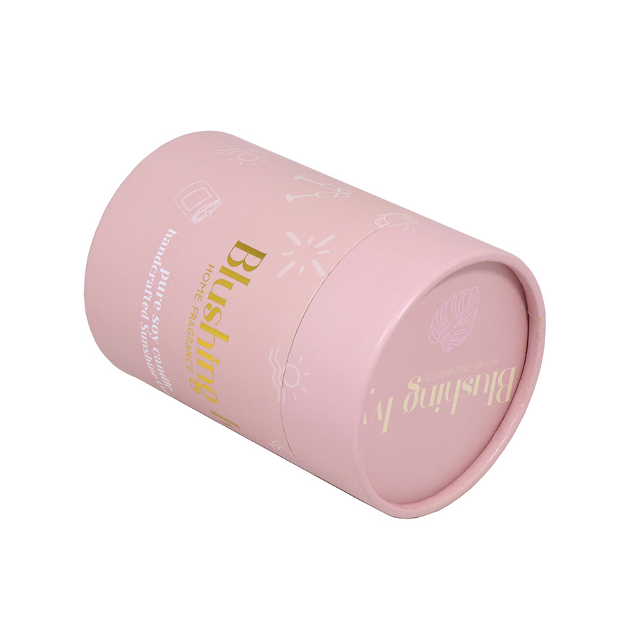 Paper Box Manufacturer Custom Cardboard Pink Paper Tubes 10