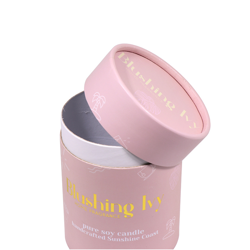 Paper Box Manufacturer Custom Cardboard Pink Paper Tubes 8