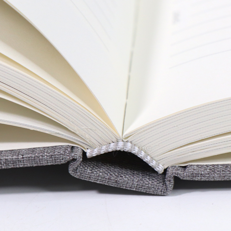 Custom Journal Printing Fabric Linen Undated Journal Agenda A5 Hardcover Notebook Diary 8