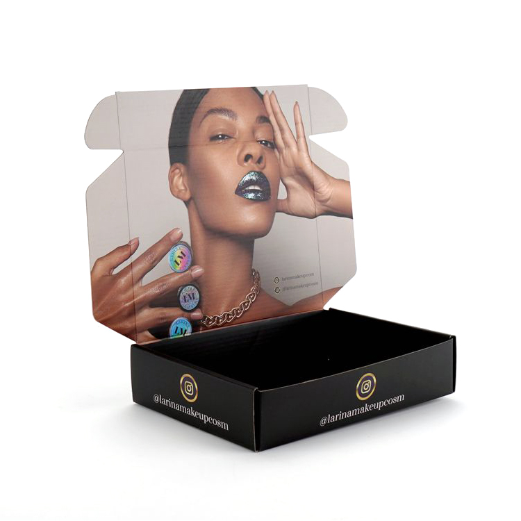 Custom Cardboard Shipping Storage Small Box Tab Mailer Box for Dress 8