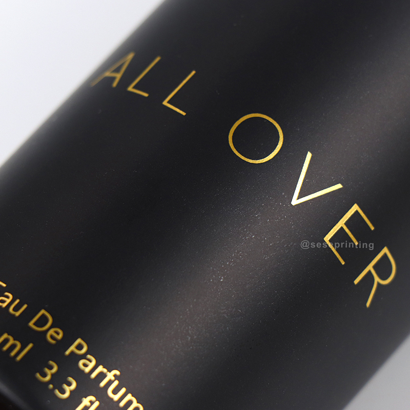 Black Cylinder Perfume Box Recycled Custom Paper Tube Packaging 9