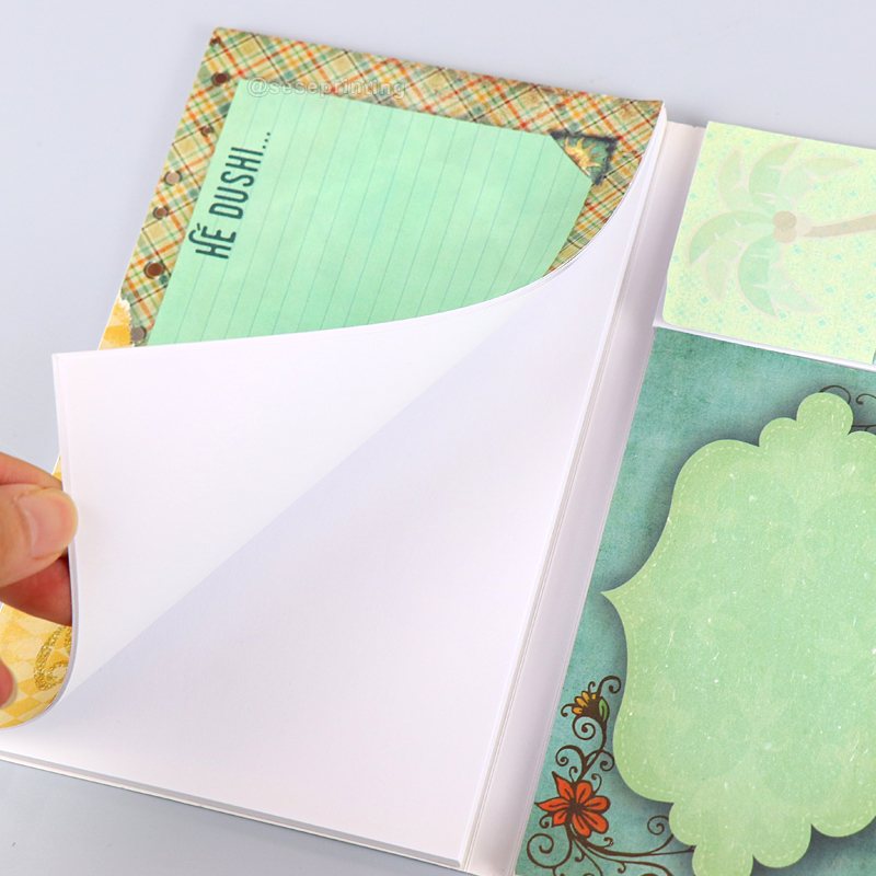 Eco-friendly Sticky Notes Set Custom Printing Memo Pads Bookmark 8