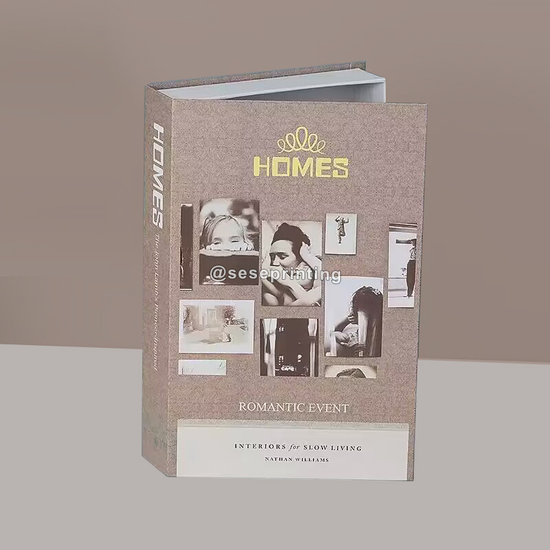 Luxury Brand Decoration Display Book Shaped Boxes Decorative Dummy Book 8