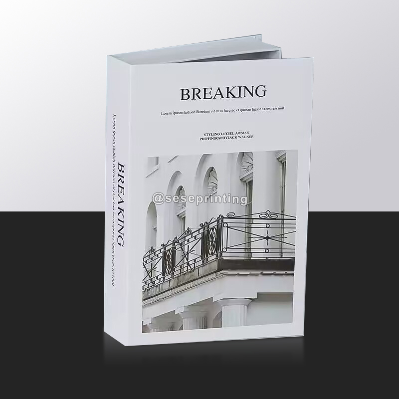 Luxury Brand Decoration Display Book Shaped Boxes Decorative Dummy Book 7