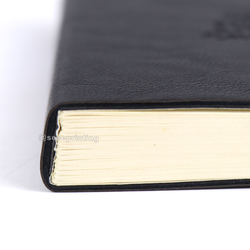 Custom Logo Design Daily Planner Pu Leather Diary Notebook | SeSe Printing 8