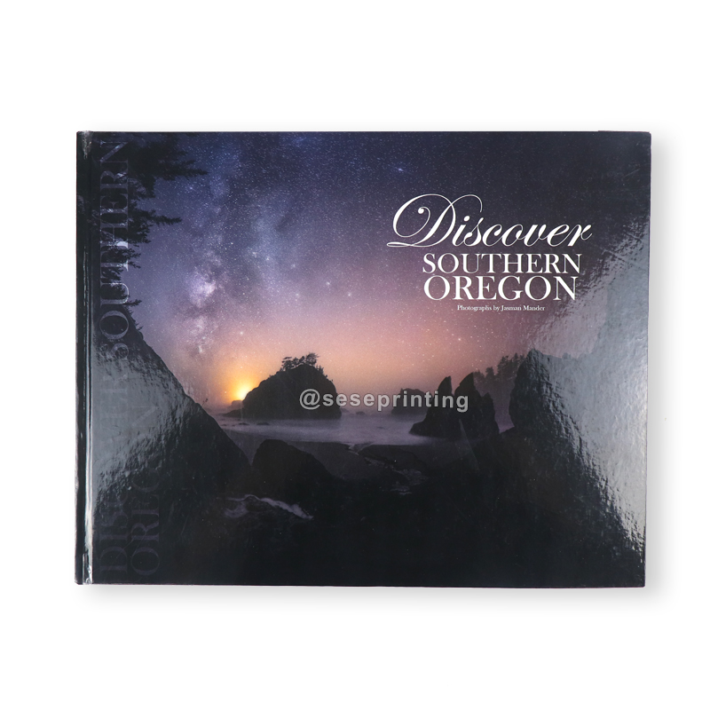 Premium Hardcover Picture Book Publishing Custom Landscape Photo Book Magazine Printing 6