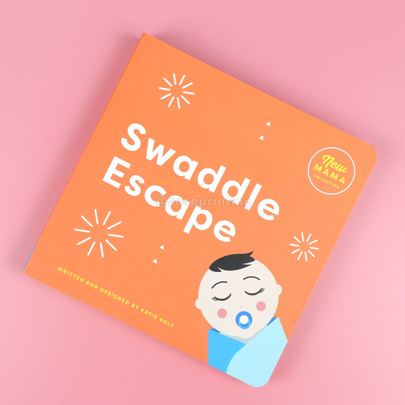 Cardboard Print High Quality Recycled Paper Book Children Board Book Printing Kids Book Printing 6