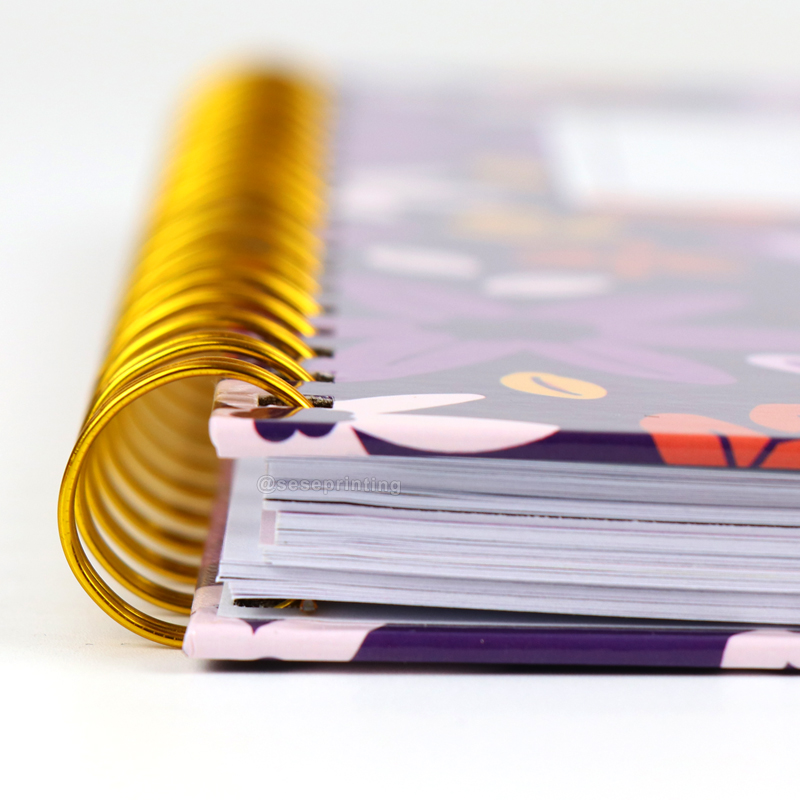 Custom Guided Journal Spiral Spiritual Affirmation Self Care Planner 9