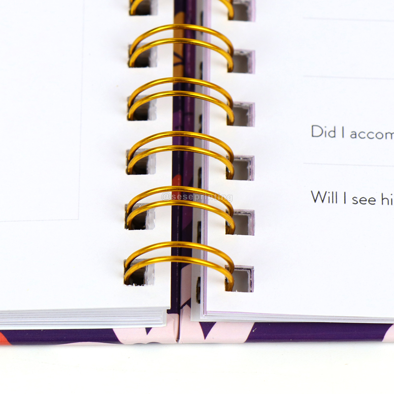 Custom Guided Journal Spiral Spiritual Affirmation Self Care Planner 8