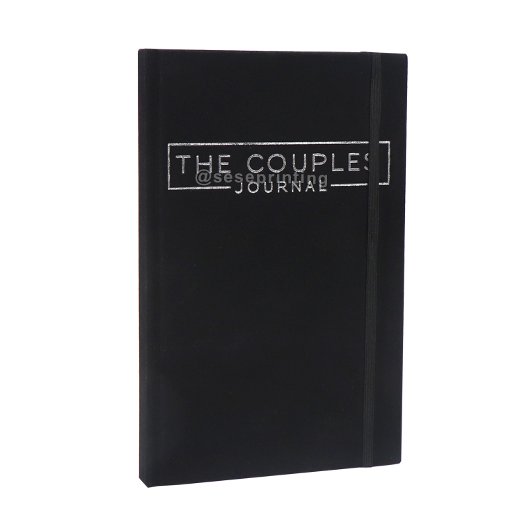 Linen Fabric Notebook Couple Grateful Journal Daily Challenge Planner 7