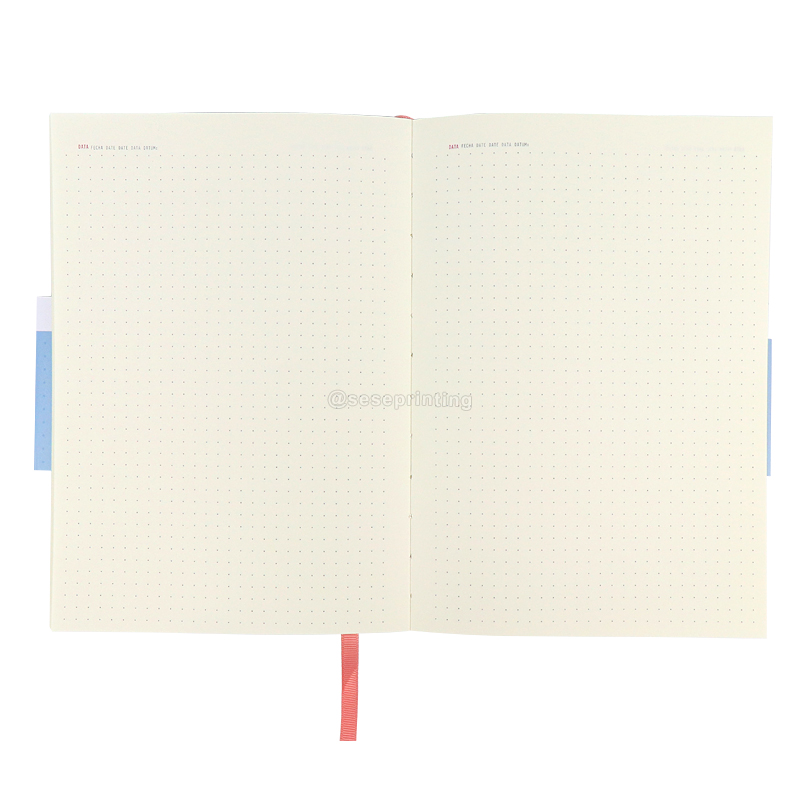 A5 Undated Diary 2023 Custom Journal Book Printing Leather Agenda Planner 7