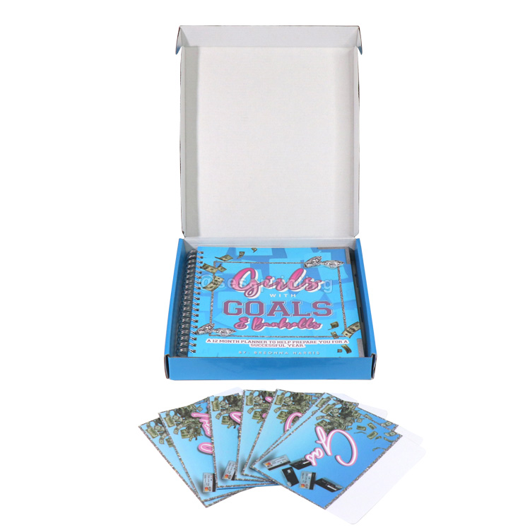 Custom A5 Spiral Goal Planner Daily Affirmation Journal Agenda Notebook 6