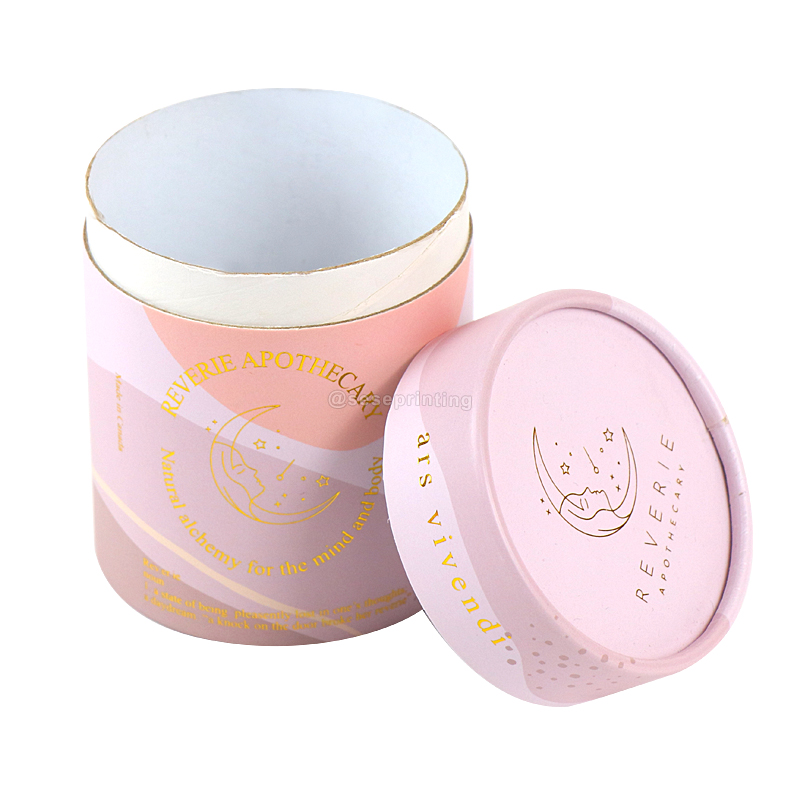 Umweltfreundliche, individuell gestaltete runde Kartonzylinderverpackung aus Papierröhren 8