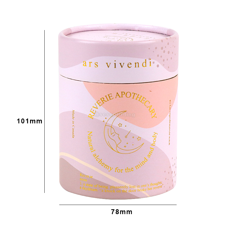 Umweltfreundliche, individuell gestaltete runde Kartonzylinderverpackung aus Papierröhren 6