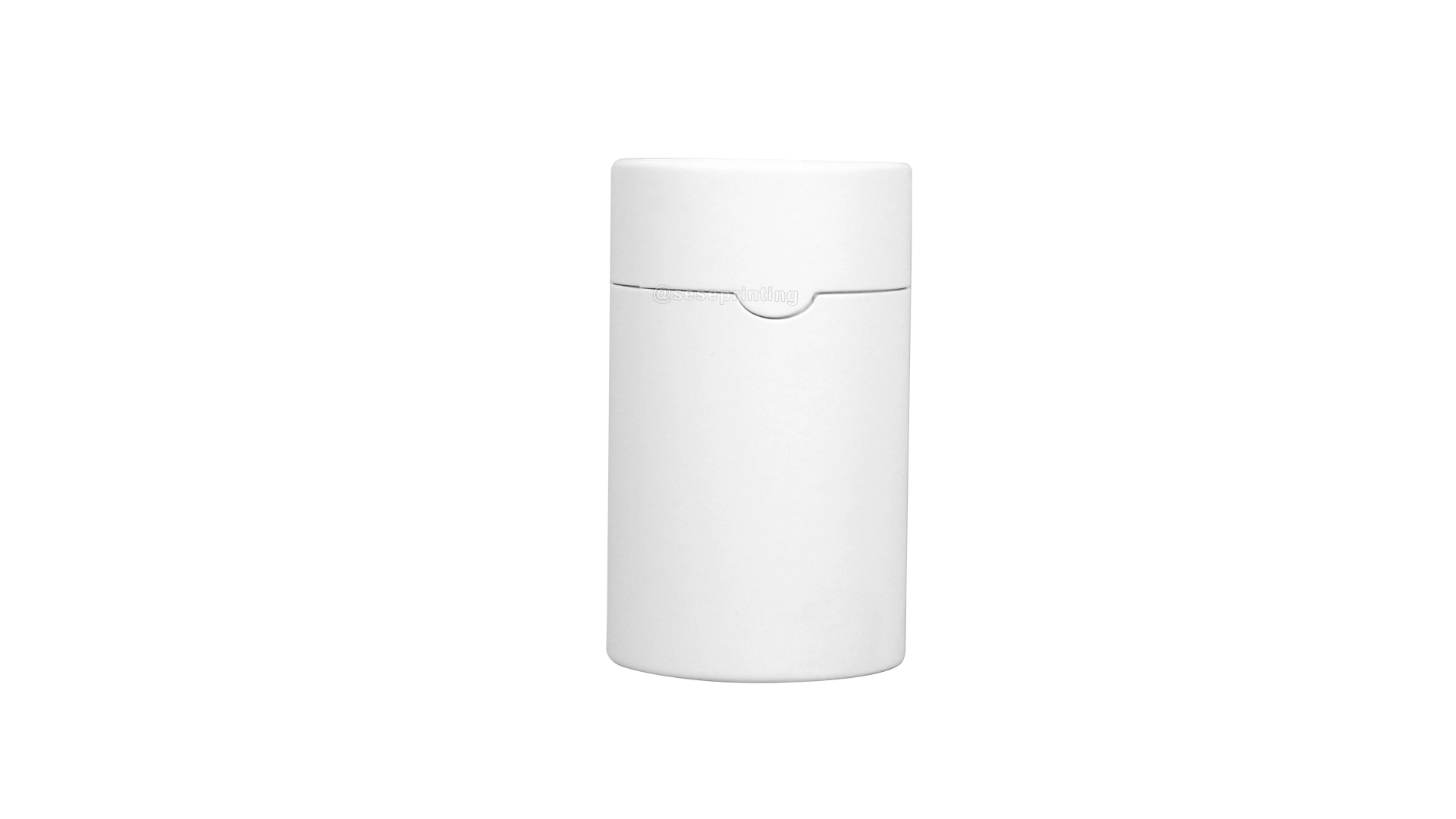 White Cardboard Cylinder Box Recycled Custom Paper Tube Packaging 1